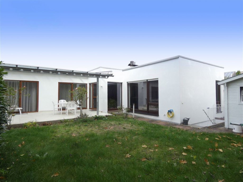 Au�enansicht Gartenseite Bungalow Dannstadt-Schauernheim