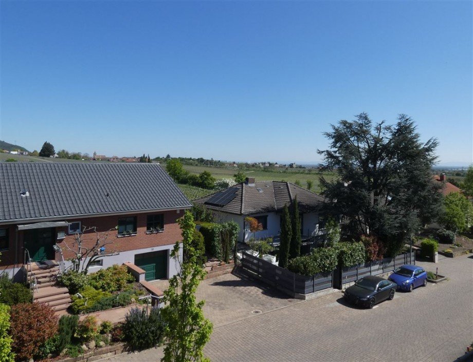 Blick aus dem B�ro Wohnung Neustadt