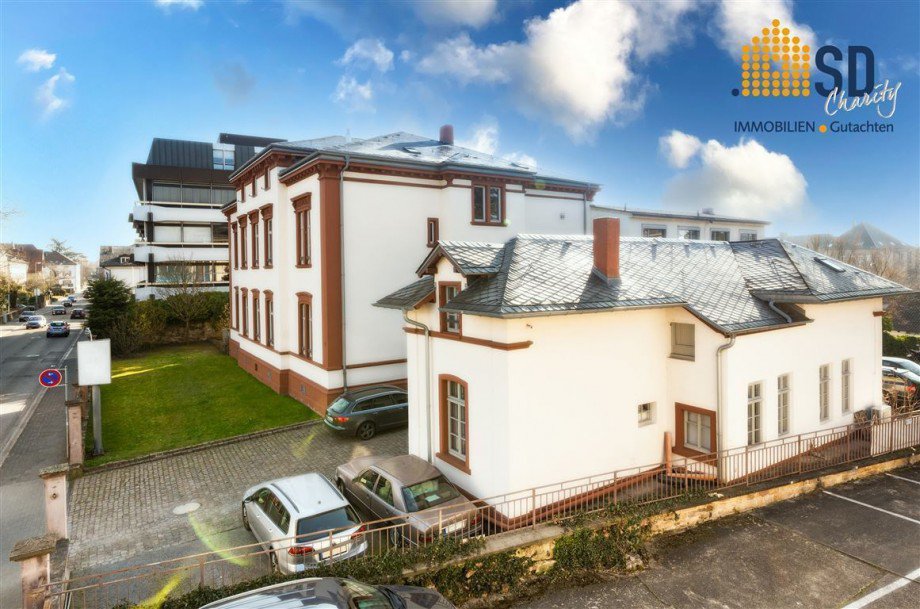 Westansicht - drei Geb�ude Gesch�ftshaus Neustadt an der Weinstra�e