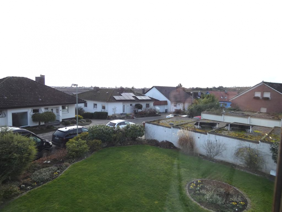 Blick in den Garten Einfamilienhaus Neustadt