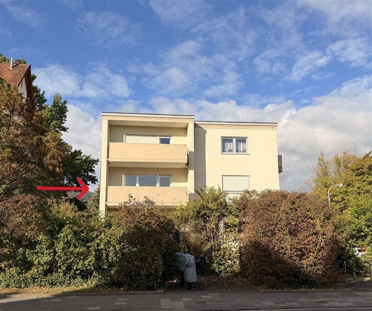 Frontansicht Neustadt Etagenwohnung Modernisierte 1-Zimmerwohnung Hambacher H�he im 1. Obergescho�