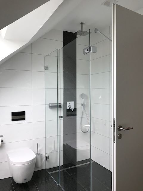 hochwertige Dusch-WC-Anlage Penthousewohnung Bad D�rkheim