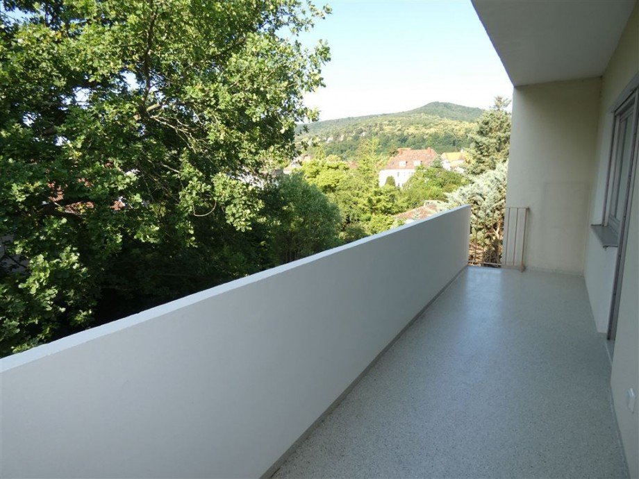 Blick vom Balkon Etagenwohnung Neustadt