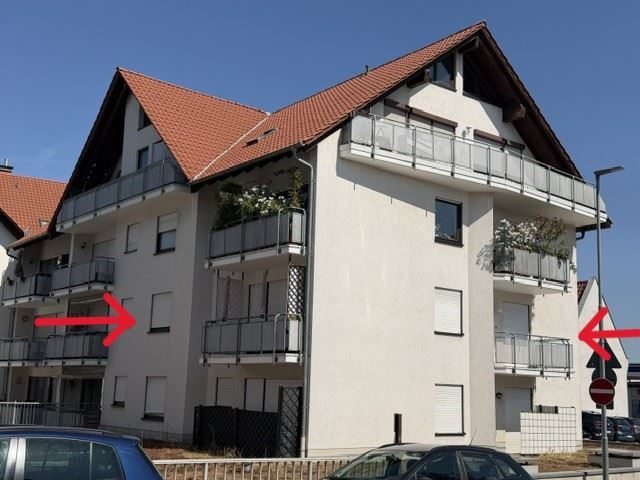 Eigentumswohnung im 1.Obergeschoss Gr�nstadt Etagenwohnung attraktive 3-Zimmer-ETW mit 2 Balkonen in Gr�nstadt