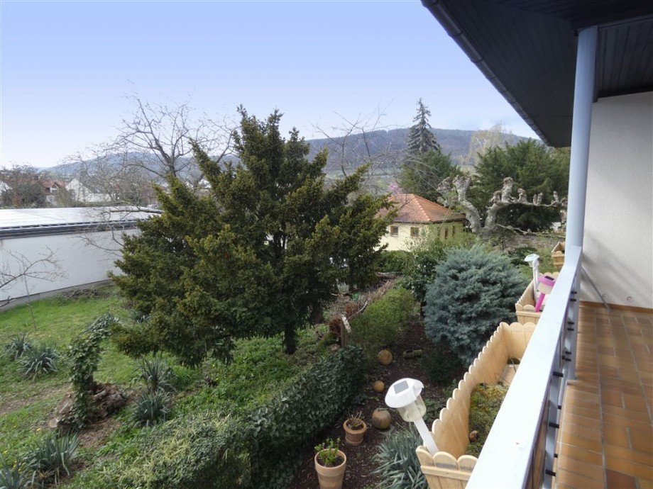 Blick zum Pf�lzer Wald Einfamilienhaus Deidesheim