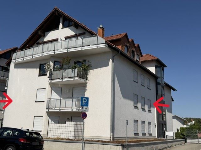 Vorderseite Etagenwohnung Gr�nstadt