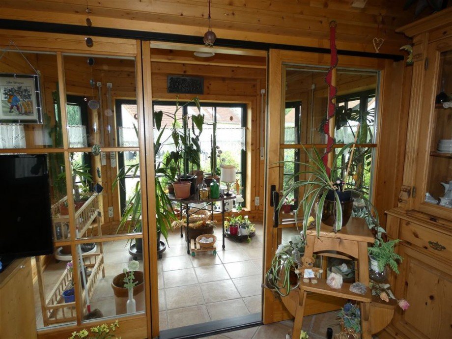 Blick in den Wintergarten Einfamilienhaus Edesheim , Pfalz