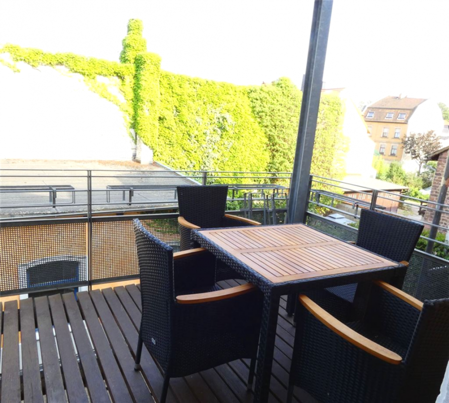 Terrasse �berdacht Etagenwohnung Neustadt