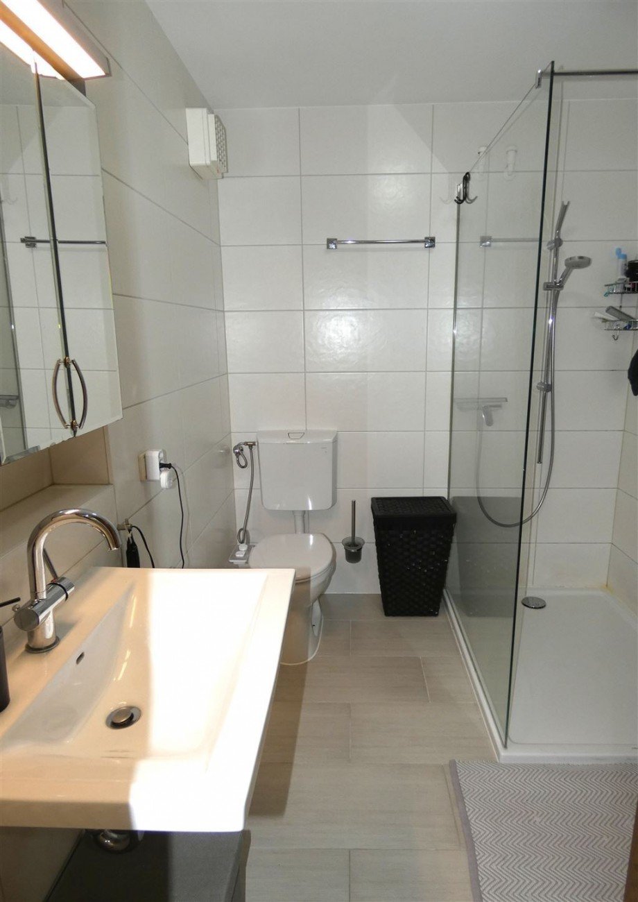 Neuwertiges Duschbadezimmer Dachgeschosswohnung Deidesheim