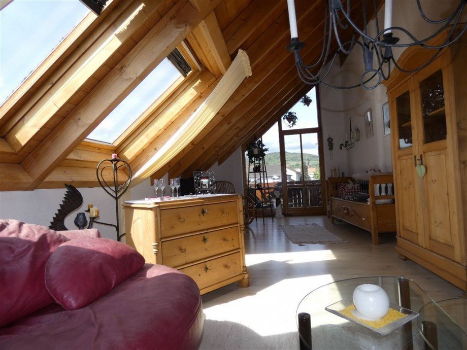 Lichtdurchflutetes Dachstudio-Appartement Einfamilienhaus Wachenheim an der Weinstra�e