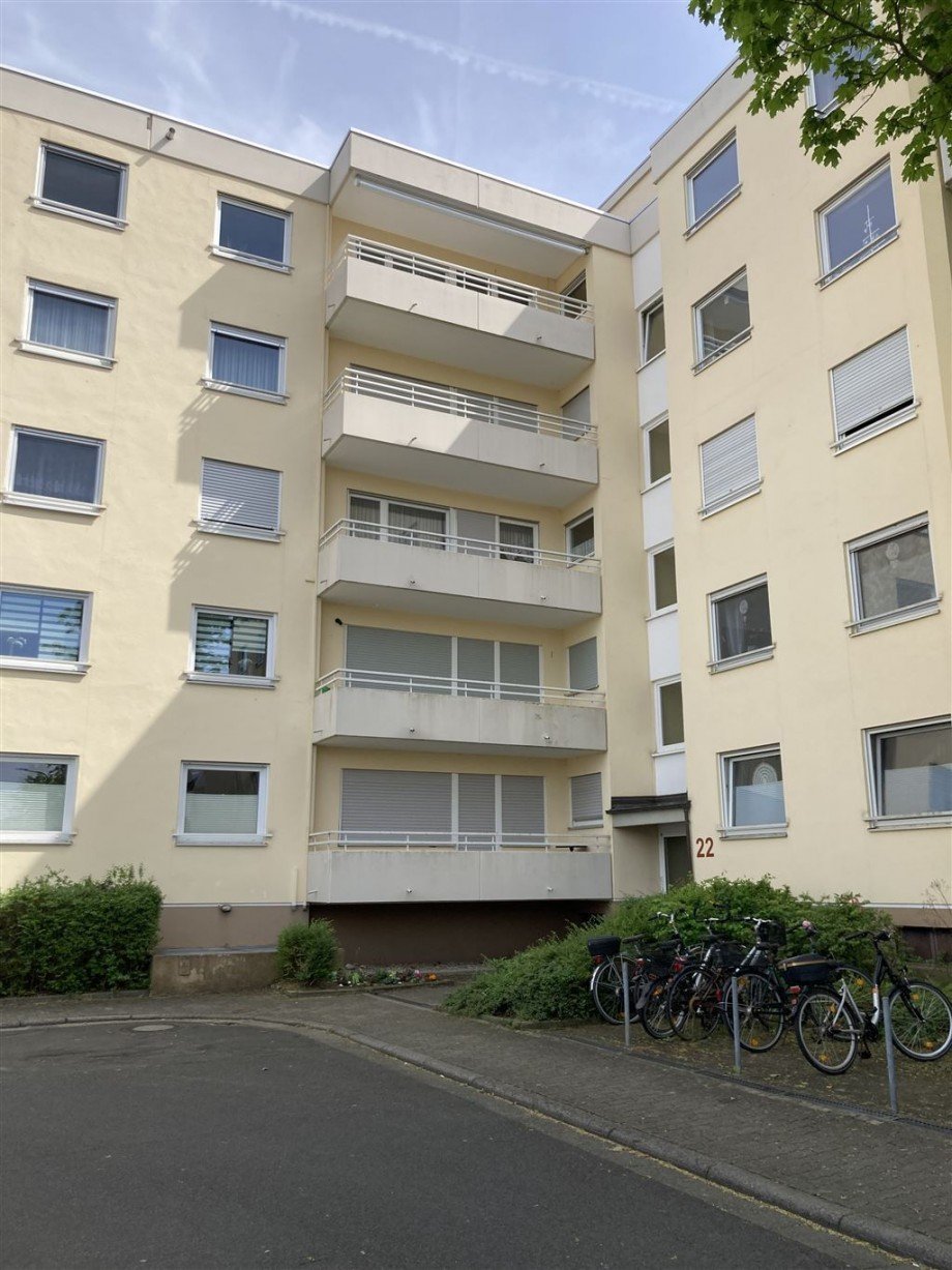 Aussenansicht Wohnanlage Etagenwohnung Neustadt