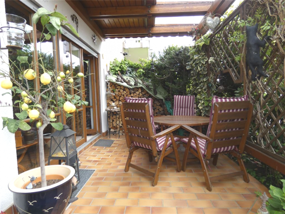�berdachte Terrasse Einfamilienhaus Wachenheim an der Weinstra�e