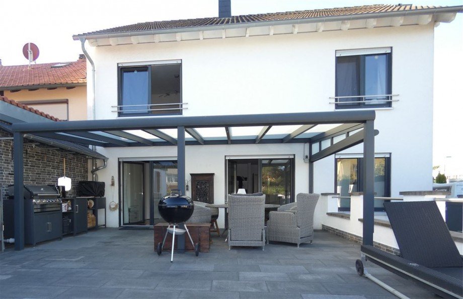 Terrassen�berdachung Einfamilienhaus Speyer